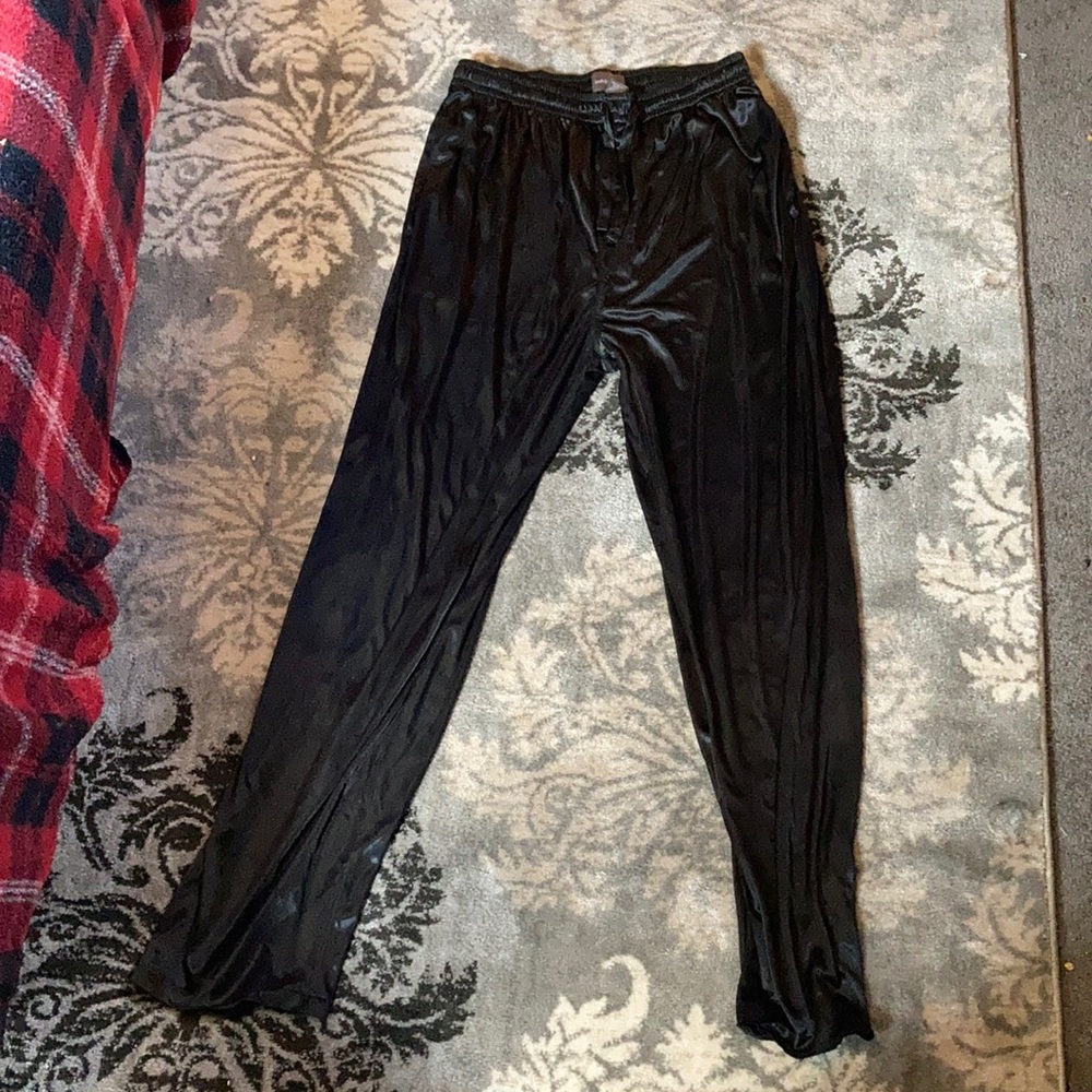 Silk pajama bottoms